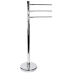 Gedy 2731-13 Towel Stand, Free Standing, Chrome